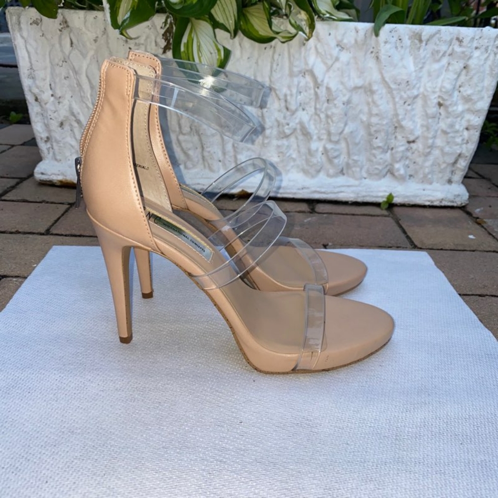 Womens INC nude heels